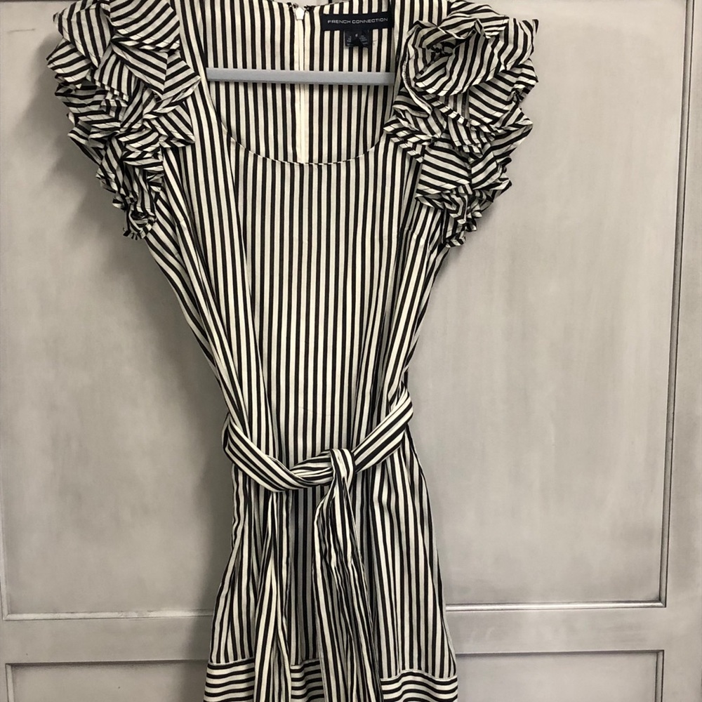 French Connection striped dress.
